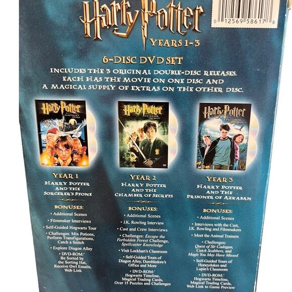 Harry Potter, 6 Disc DVD Set, Year 1-3, Bonus Tracks - Picture 4 of 6